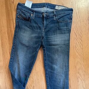 Diesel Skinzee-Low-S Jeans – W29 L32 – Super Slim Skinny – Stretch – 0687Q Wash